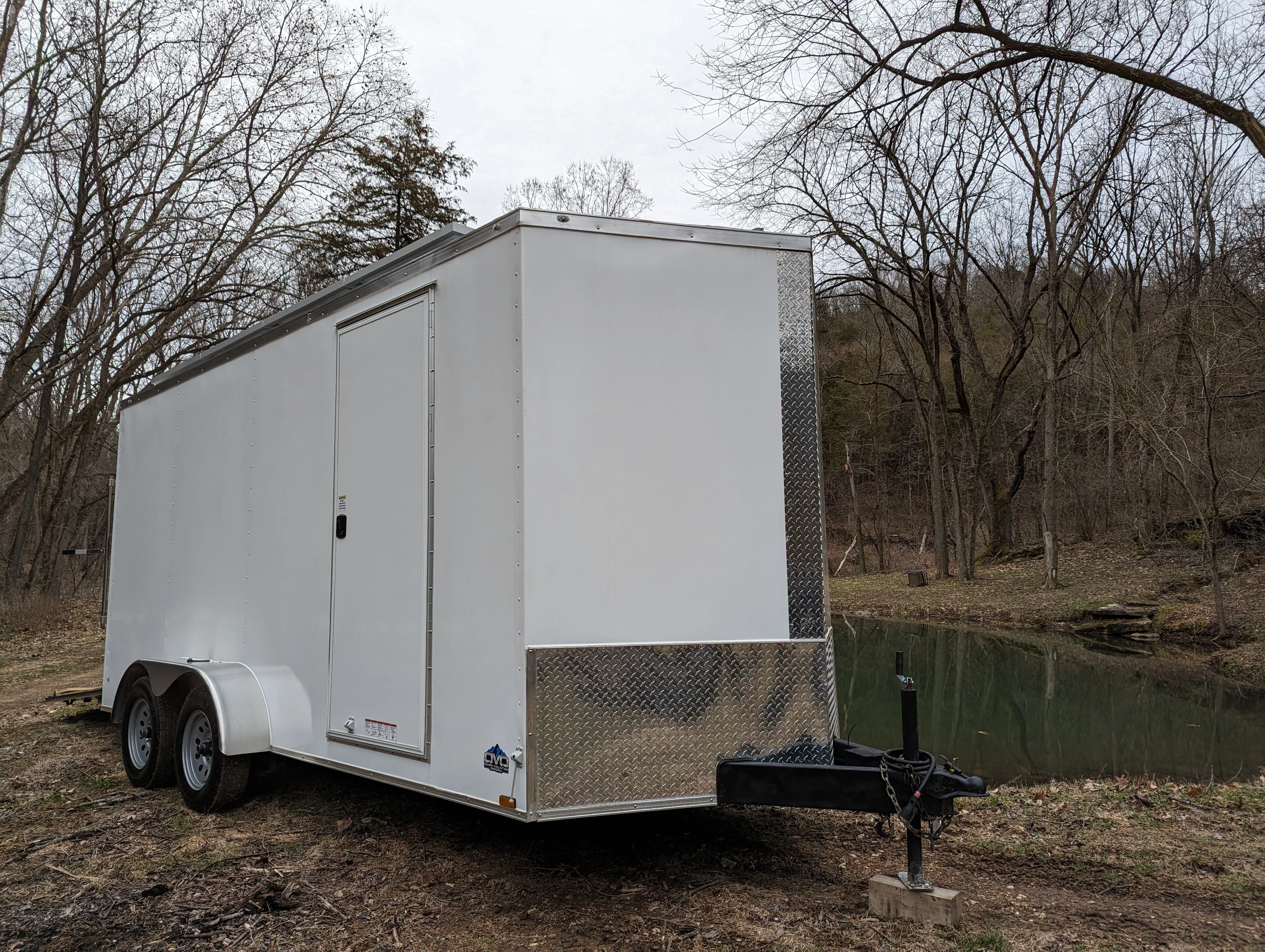 16' Enclosed SOLAR POWERED Offgrid Self-Sufficient Trailer - Concession Window Expanded Solar Array / Expanded Lithium battery bank - MOBILE STOREFRONT VERSION (SC) - Image 4