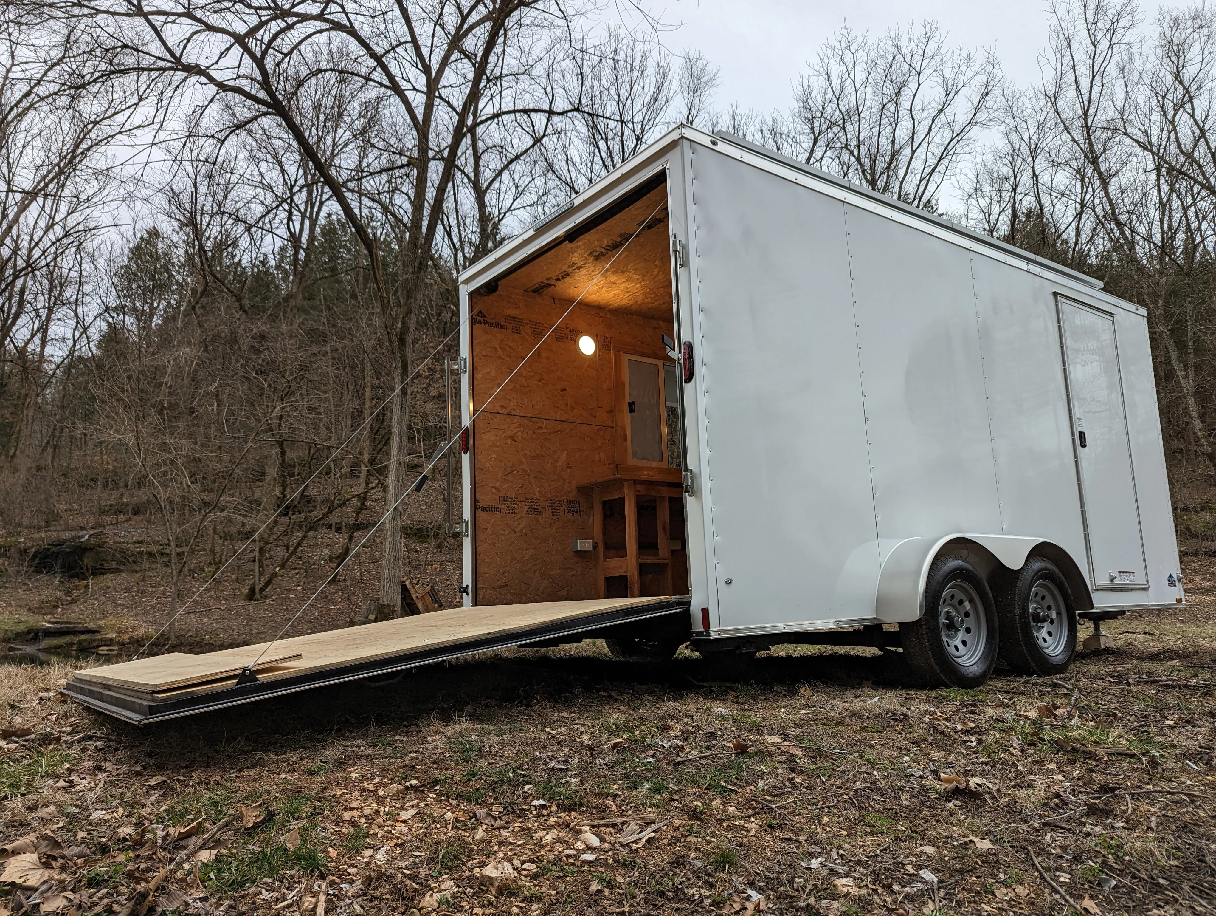 16' Enclosed SOLAR POWERED Offgrid Self-Sufficient Trailer - Concession Window Expanded Solar Array / Expanded Lithium battery bank - MOBILE STOREFRONT VERSION (SC) - Image 7
