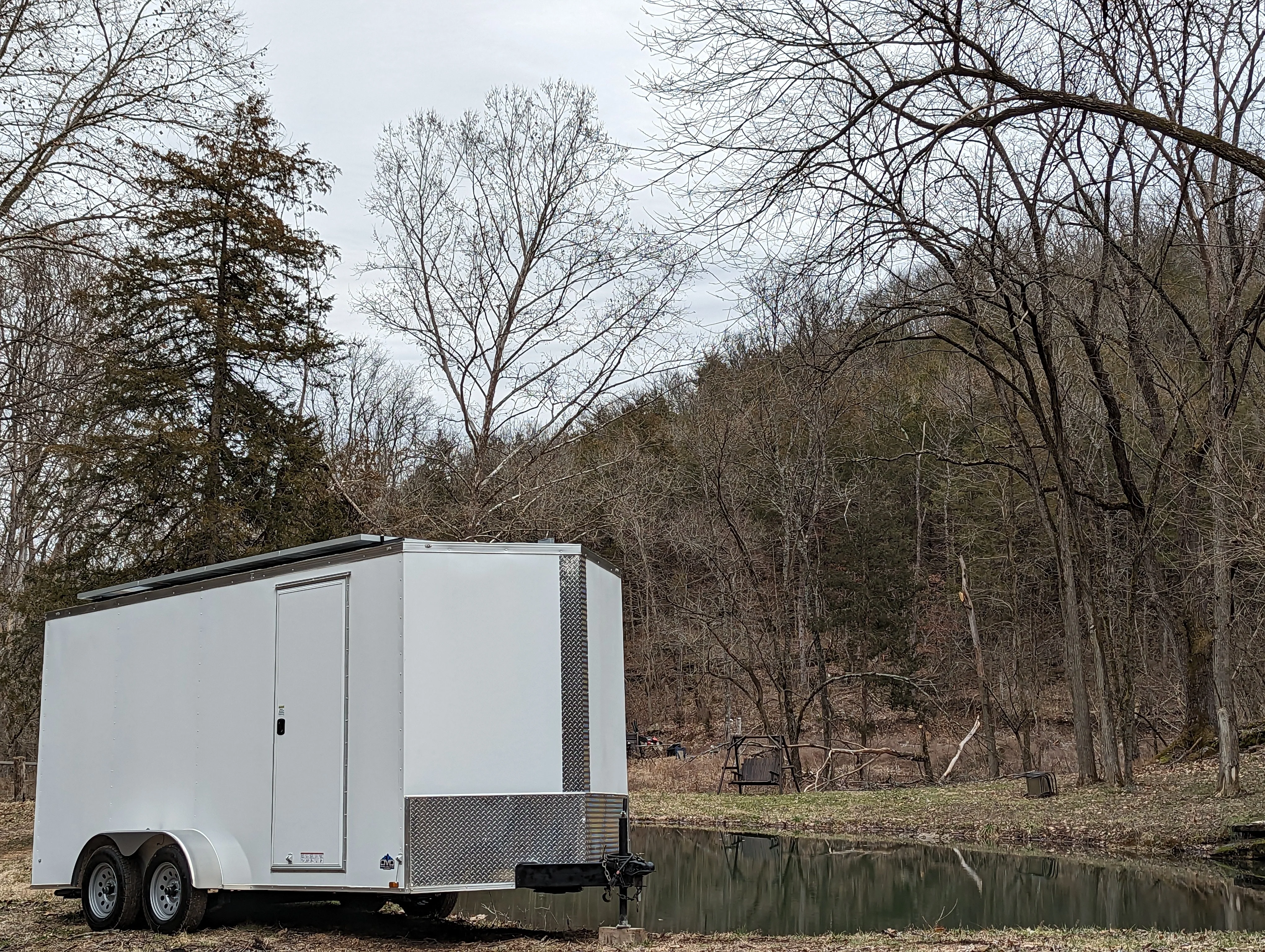 16' Enclosed SOLAR POWERED Offgrid Self-Sufficient Trailer - Concession Window Expanded Solar Array / Expanded Lithium battery bank - MOBILE STOREFRONT VERSION (SC) - Image 9