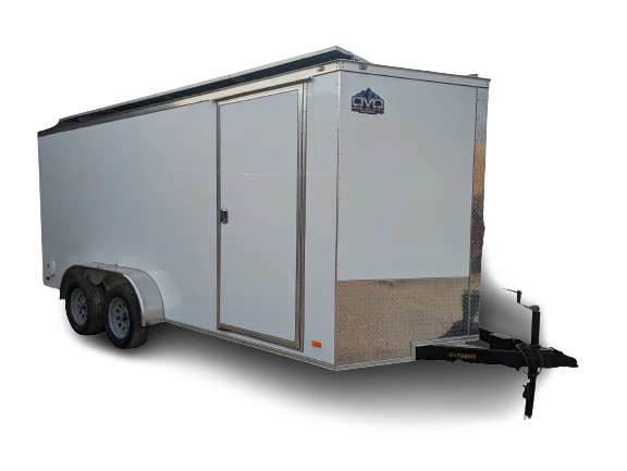 16' Expanded Model Enclosed SOLAR POWERED Offgrid Self-Sufficient Trailer - BASE MODEL w Expanded 10K Split Phase 120V/240V OMO E-Line Inverter + 10.24kWh OMO E-Line Lithium Battery (SC)