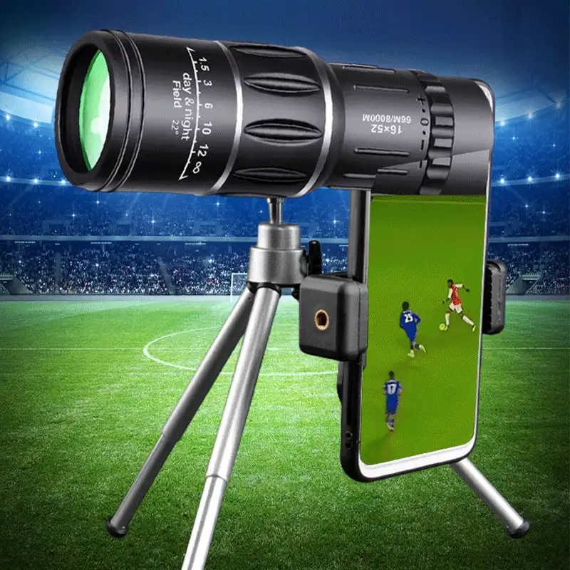 16x52 High Power Monocular Telescope Dual Focus Zoom Long Range Outdoor Viewing Scope - Image 5