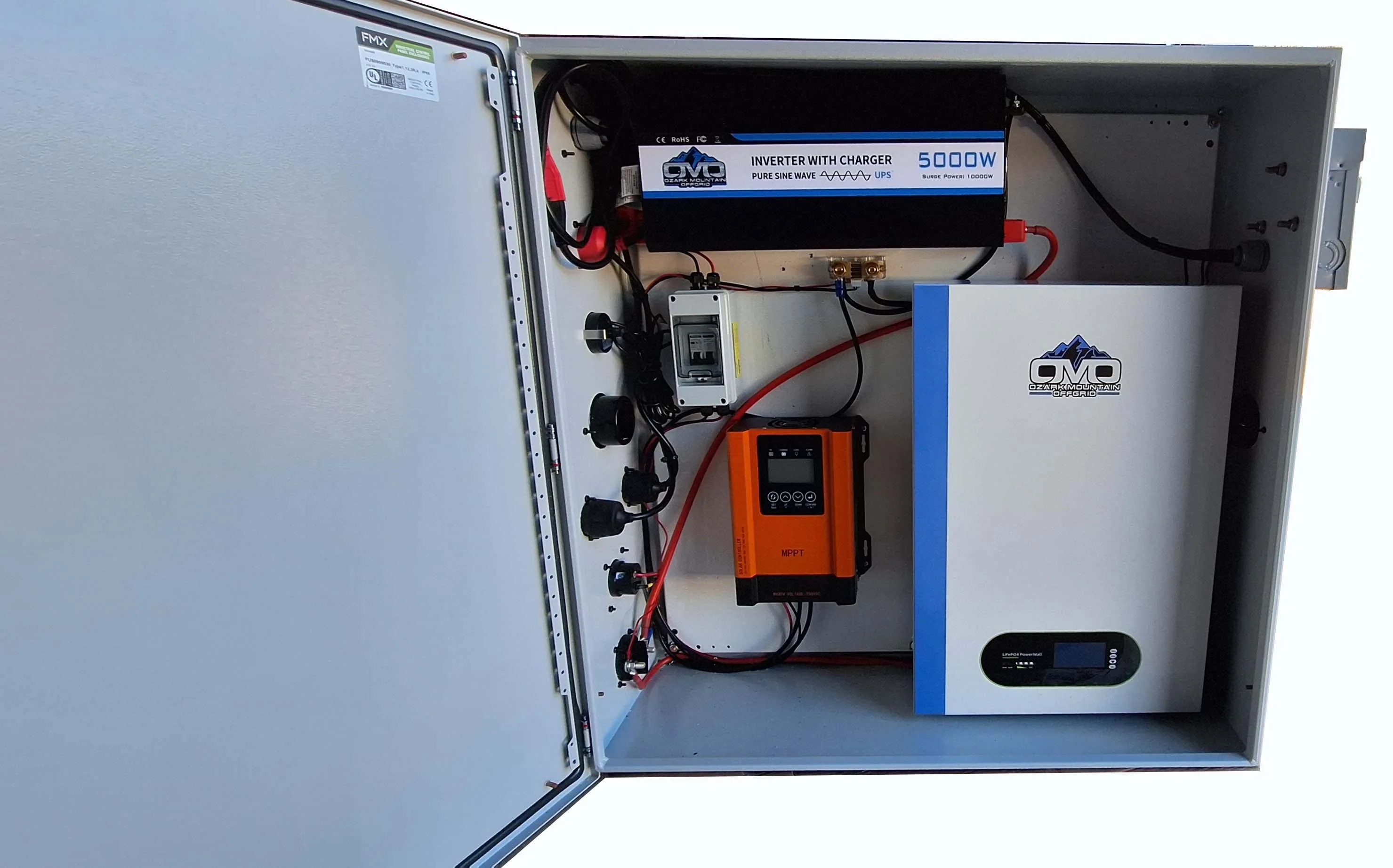2.2KW Boat Dock Offgrid Solar Kit (4 Panel + 1 Lithium Battery) - Mountable with Plug and Play Connections - Image 5