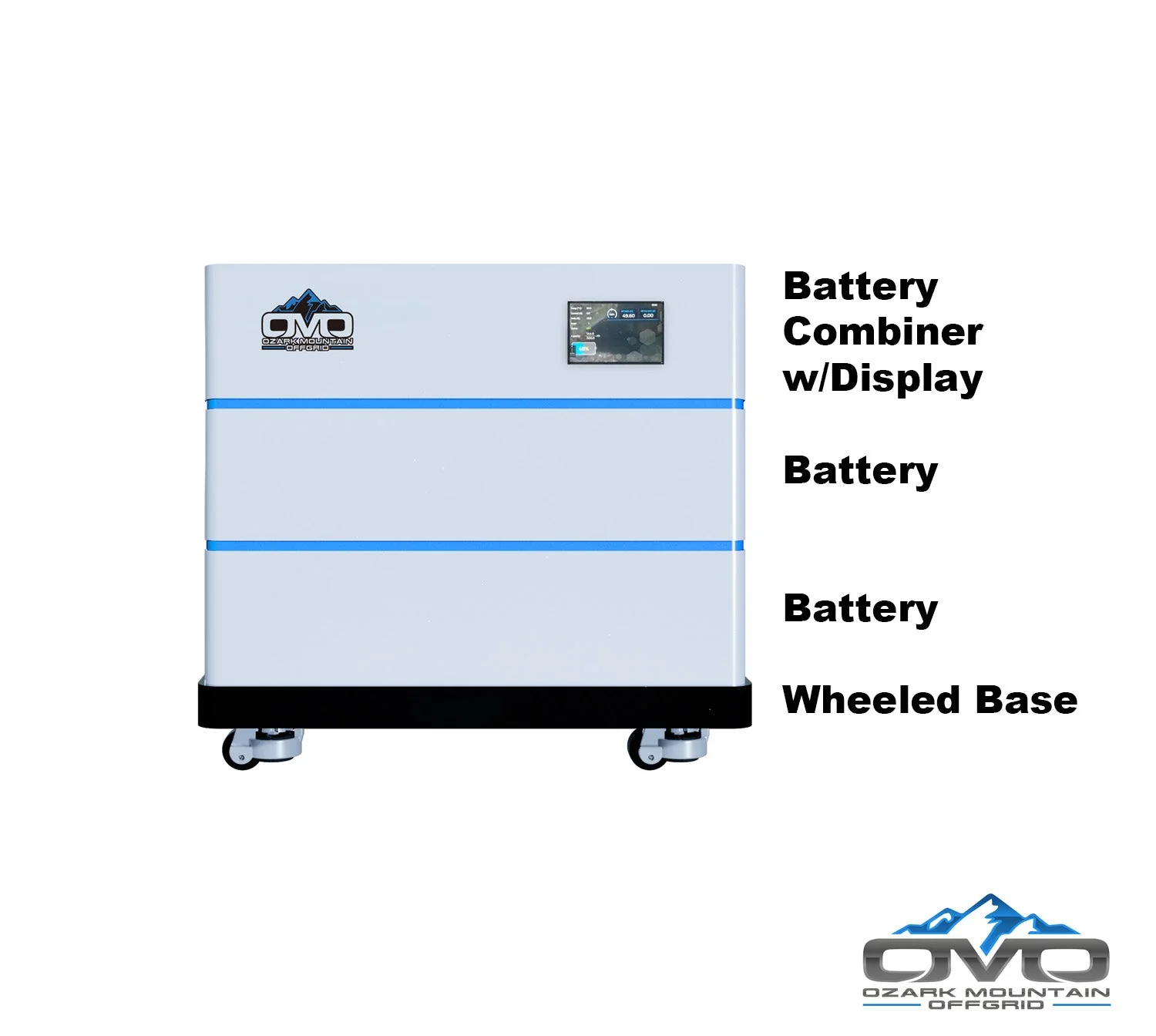 2.2KW Complete Offgrid Solar Kit + 5K Sol-Ark Inverter + 10.24KW OMO Stack Lithium Battery +2.2KW Solar with Mounting Rails and Wiring - Image 5