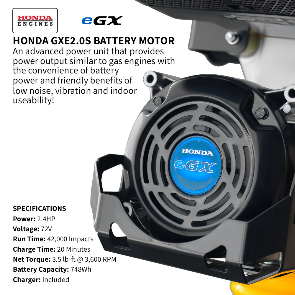 2.4 HP Battery Powered Vibratory Rammer Tamper Compactor with Honda GXE2.0S Motor - Image 4