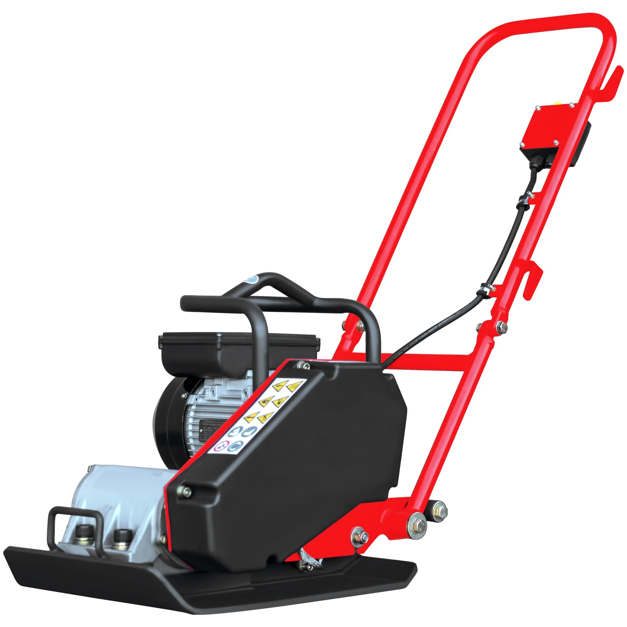 2 HP Electric Vibratory Plate Compactor Tamper for Gravel Soil Compaction - Image 12