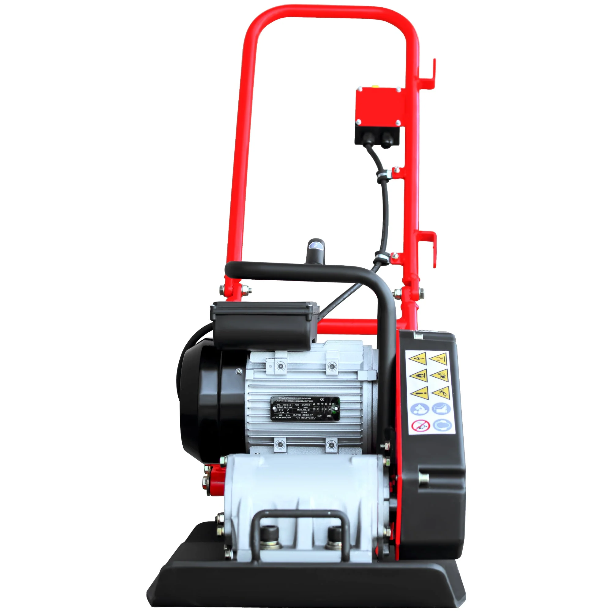2 HP Electric Vibratory Plate Compactor Tamper for Gravel Soil Compaction - Image 13