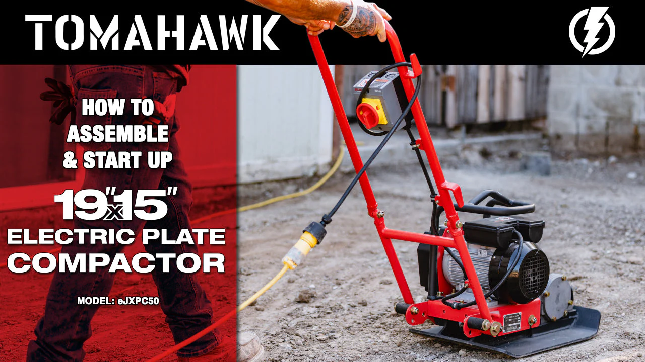 2 HP Electric Vibratory Plate Compactor Tamper for Gravel Soil Compaction - Image 4