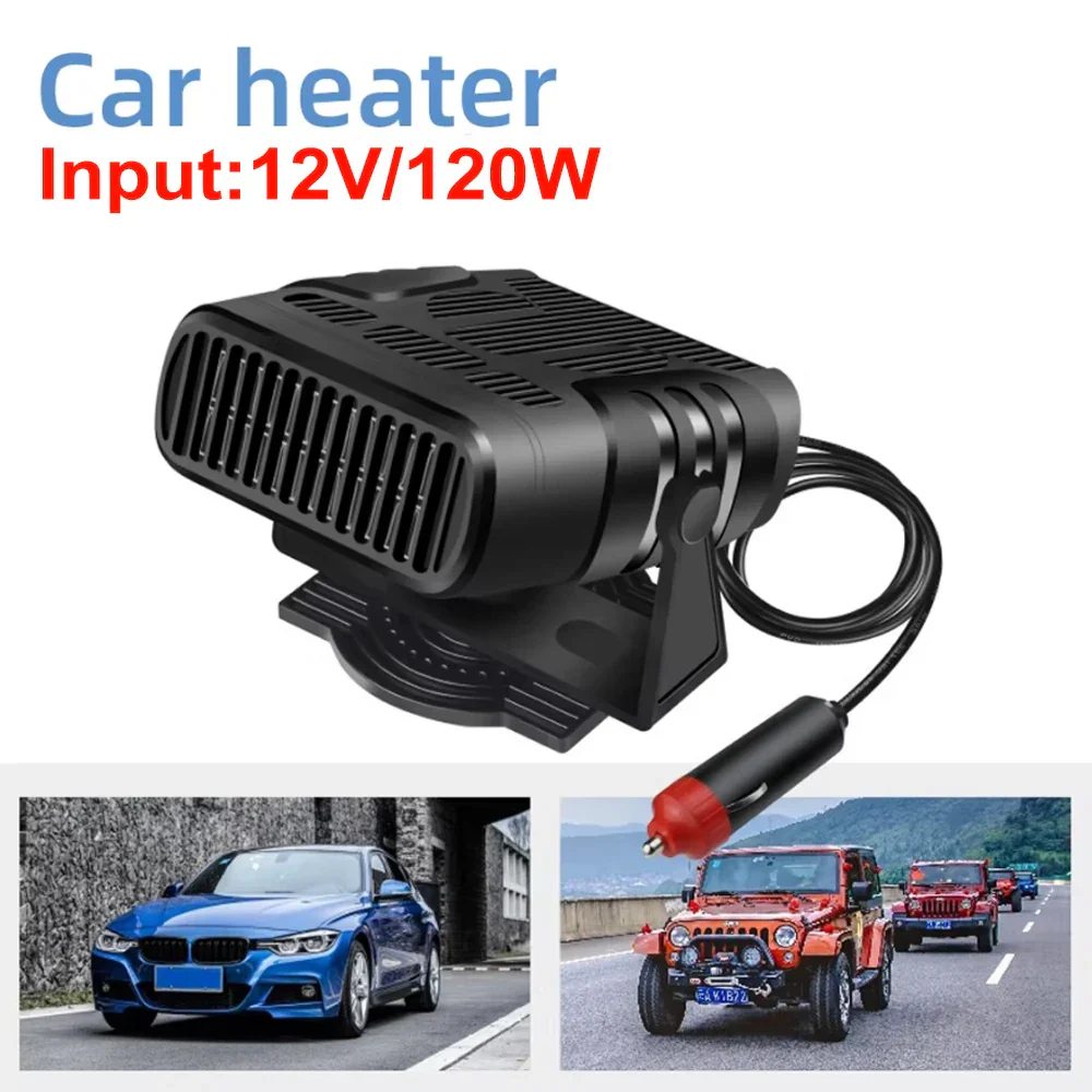 2-in-1 Car Cooling & Heater Fan – Windshield Defogger Defroster 12V/24V Auto - Image 7