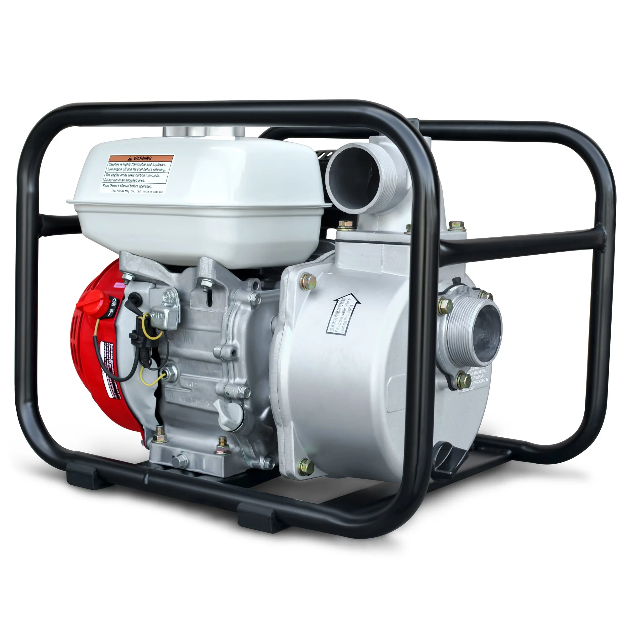 2 Inch Trash Water Pump 164 GPM 3.5HP GX120 powered by Honda Portable Utility - Image 7