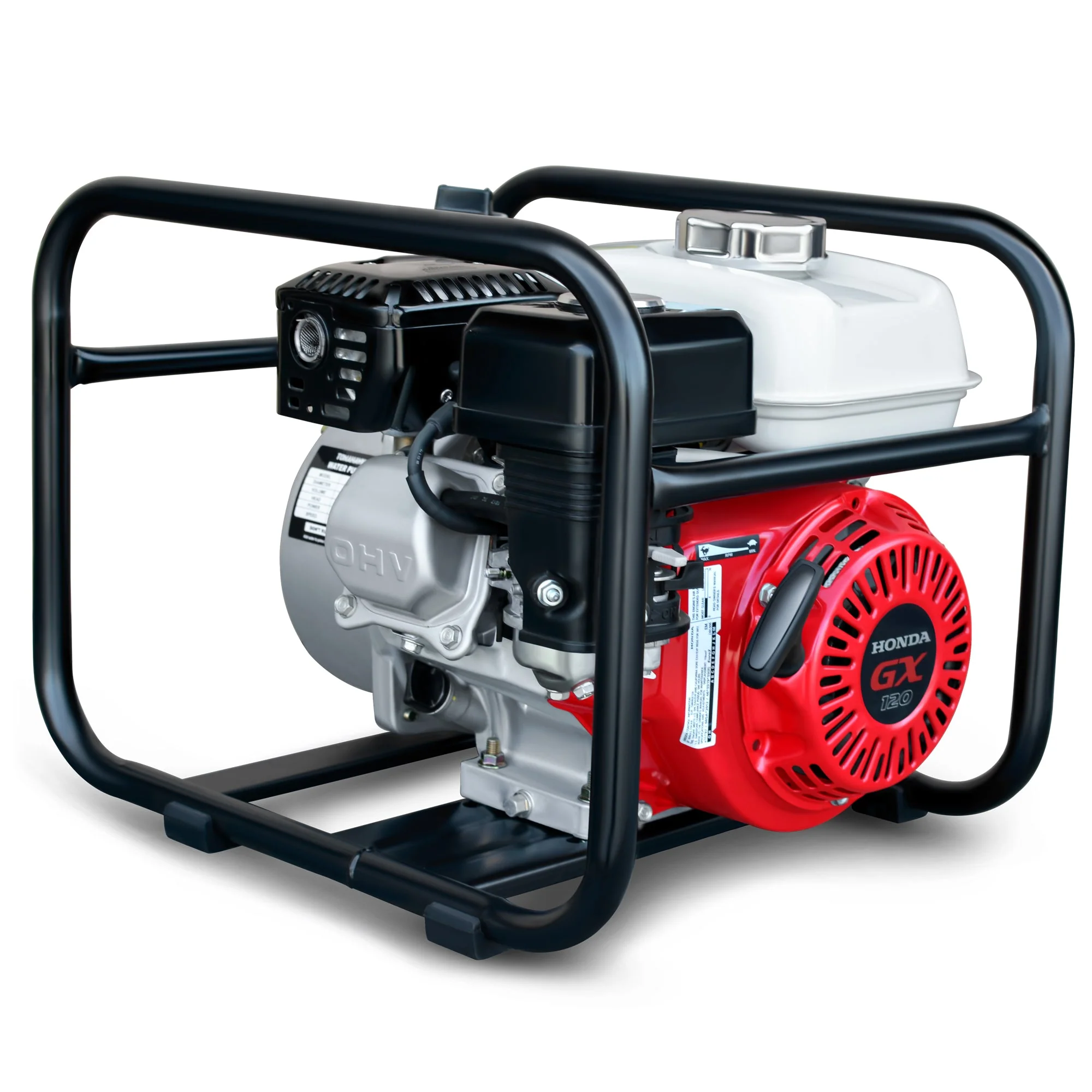 2 Inch Trash Water Pump 164 GPM 3.5HP GX120 powered by Honda Portable Utility - Image 9