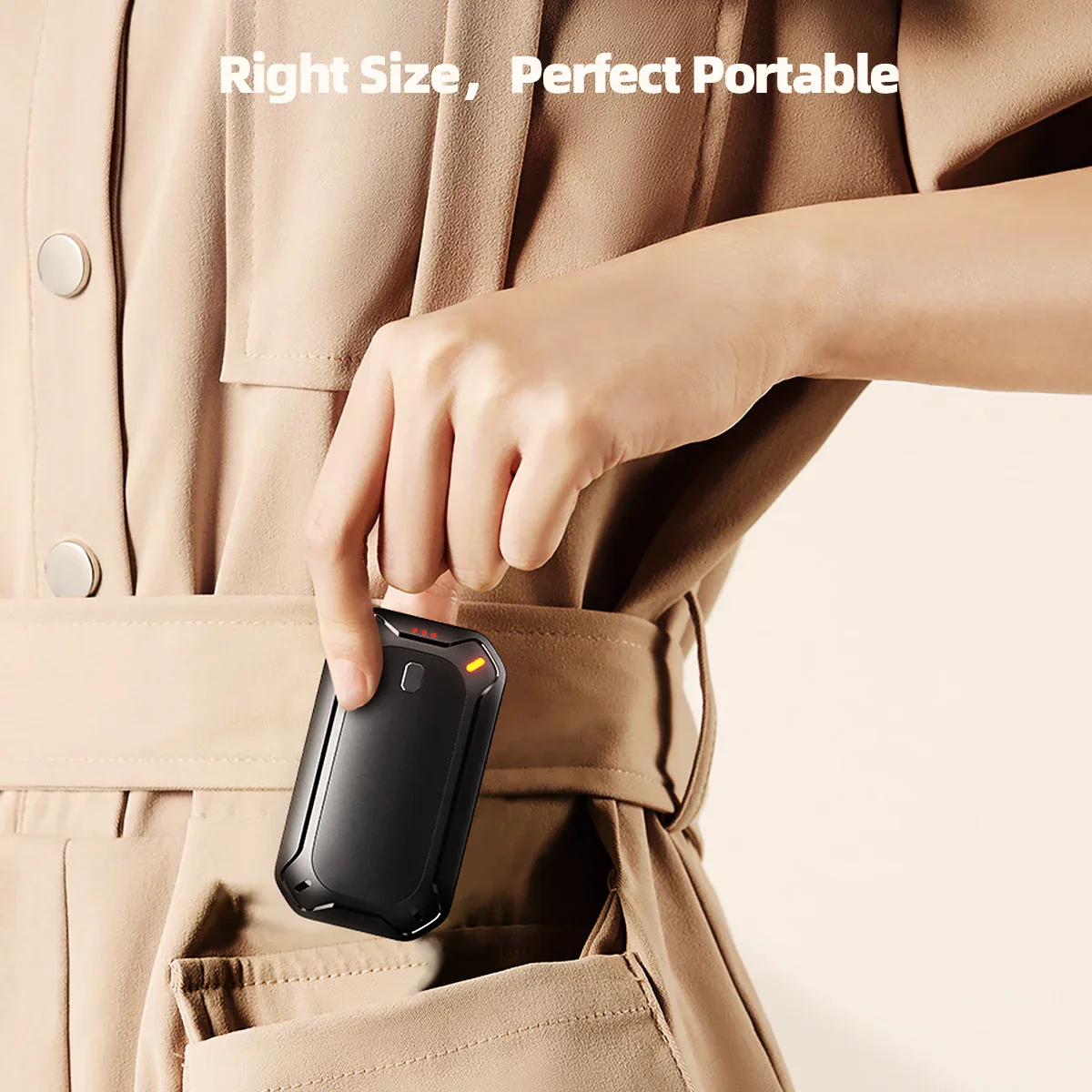 2 Pack Rechargeable Hand Warmers Dual-Sided Electric Pocket Heater for Outdoor - Image 6