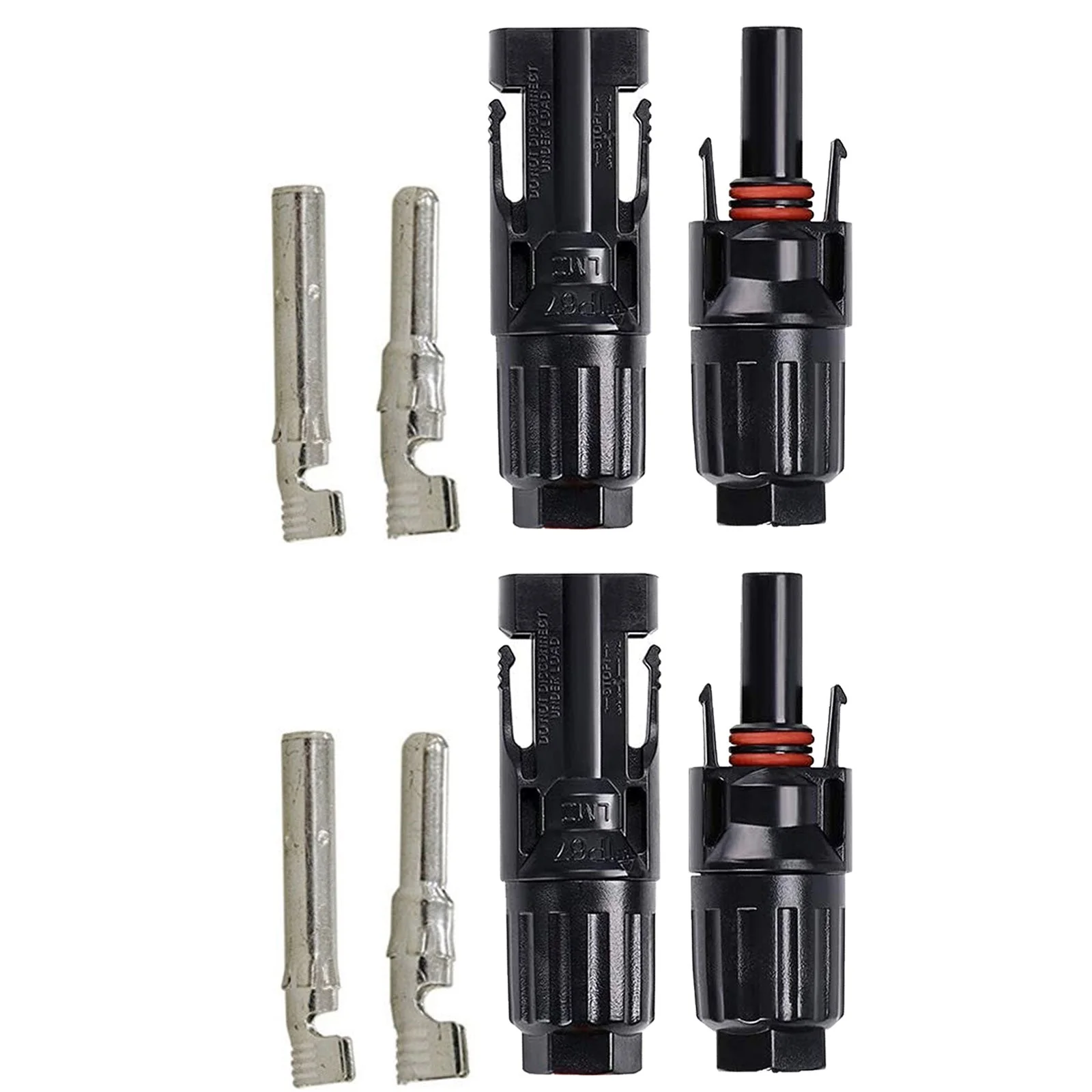 2 Pairs Male/Female Solar Connectors - Image 5