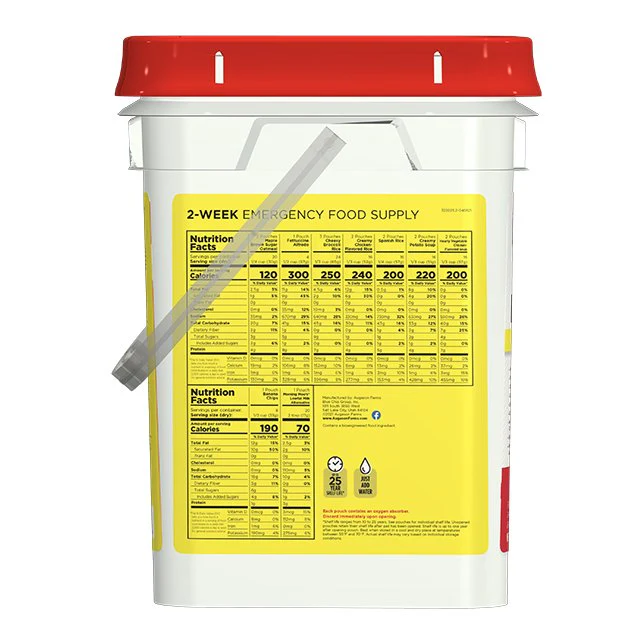 2-Week 1-Person Emergency Food Supply Kit, 140 Servings (SC) - Image 3