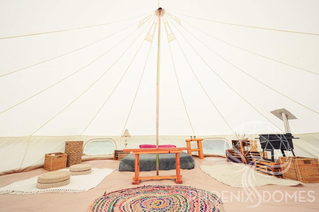 20'/6m Canvas Bell Tent - Phoenix Domes - Image 3