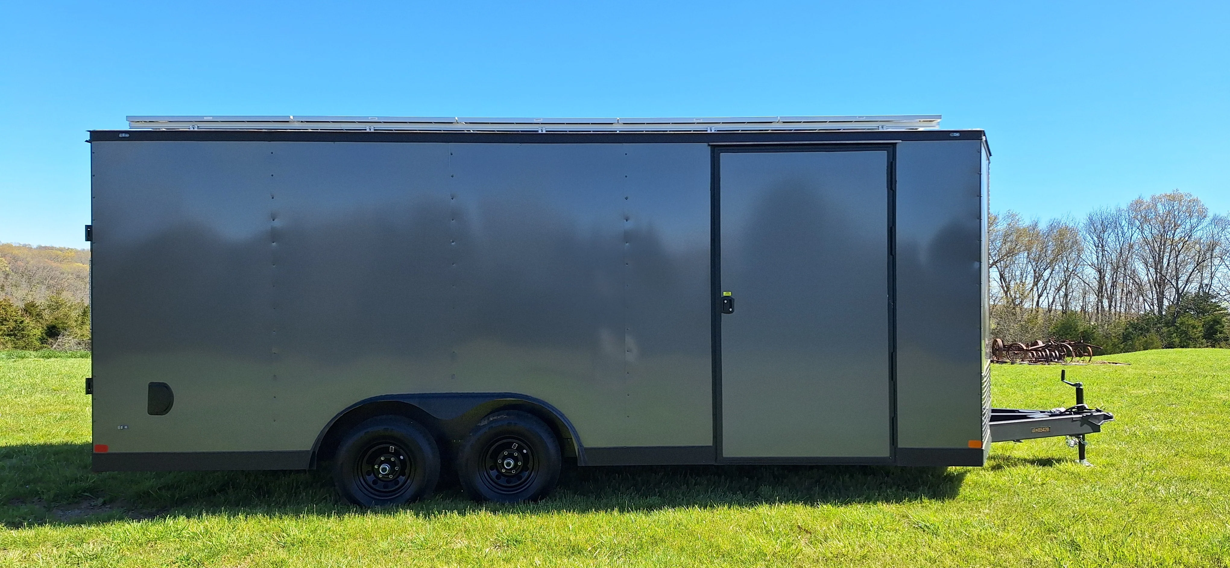 20' Enclosed SOLAR POWERED Offgrid Self-Sufficient Trailer - SOL-ARK 15K Version with 32K Lithium Battery - Image 2