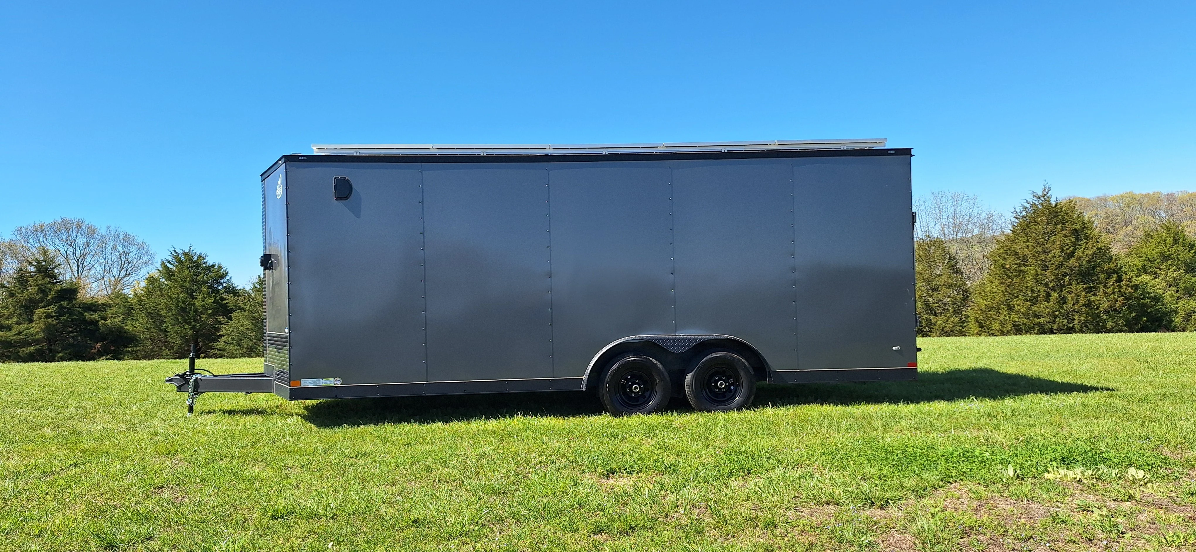 20' Enclosed SOLAR POWERED Offgrid Self-Sufficient Trailer - SOL-ARK 15K Version with 32K Lithium Battery - Image 5