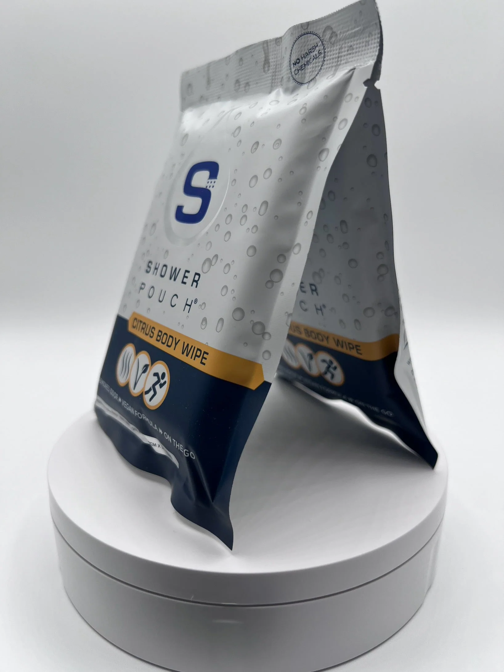 20-pack Shower Pouch XL (2' x 1') Body Wipes - Image 6