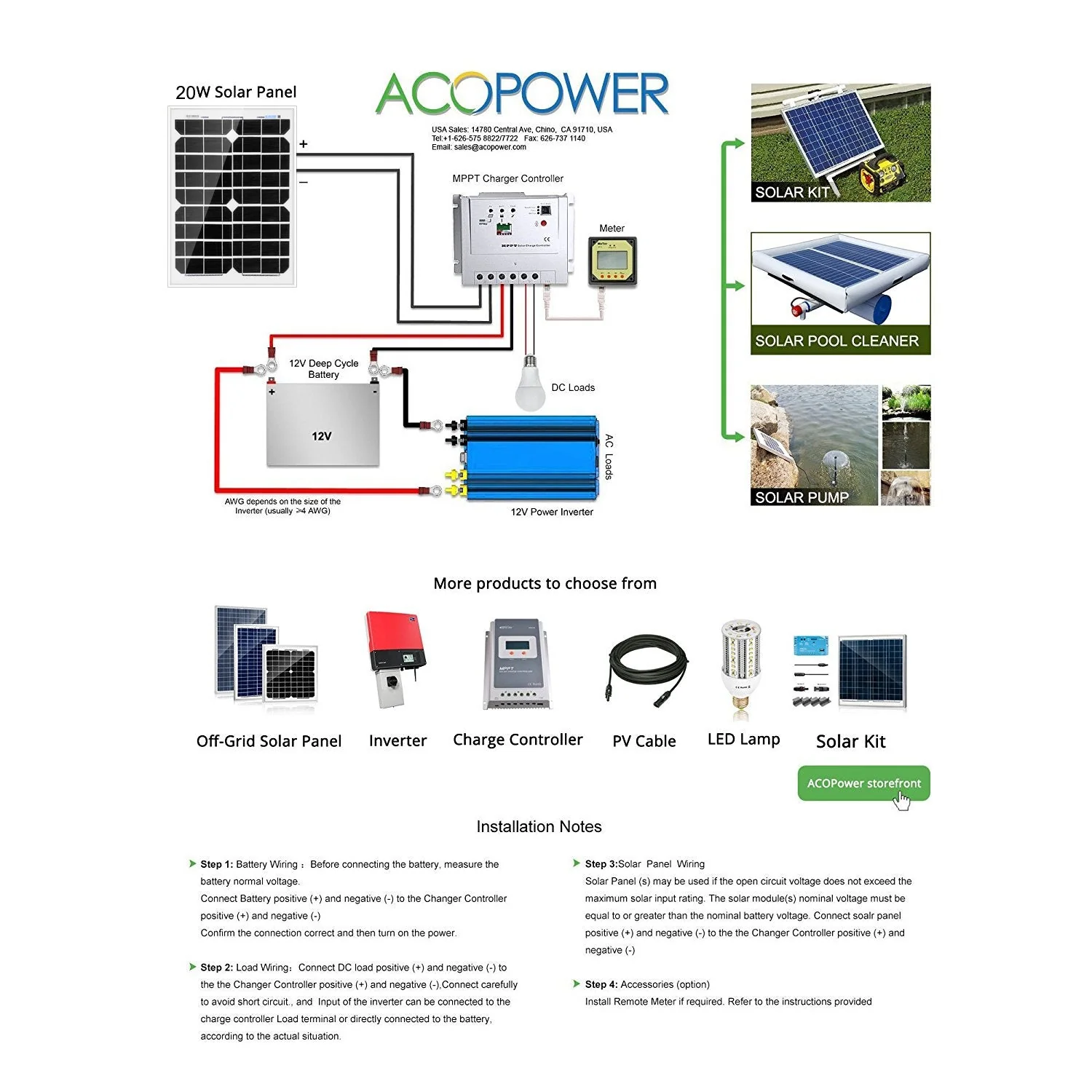 20 Watt 12 Volt Monocrystalline Solar Panel - Image 9