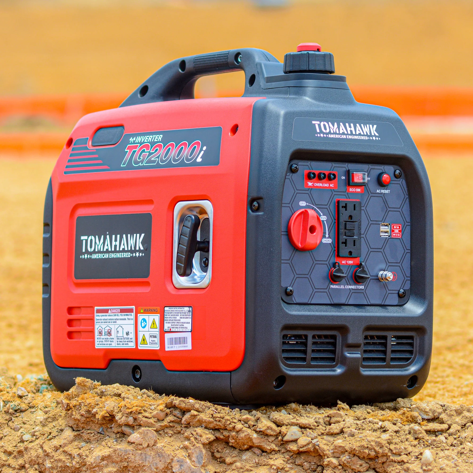 2000 Watt Inverter Generator Super Quiet Portable Gas Power Professional Use - Image 5