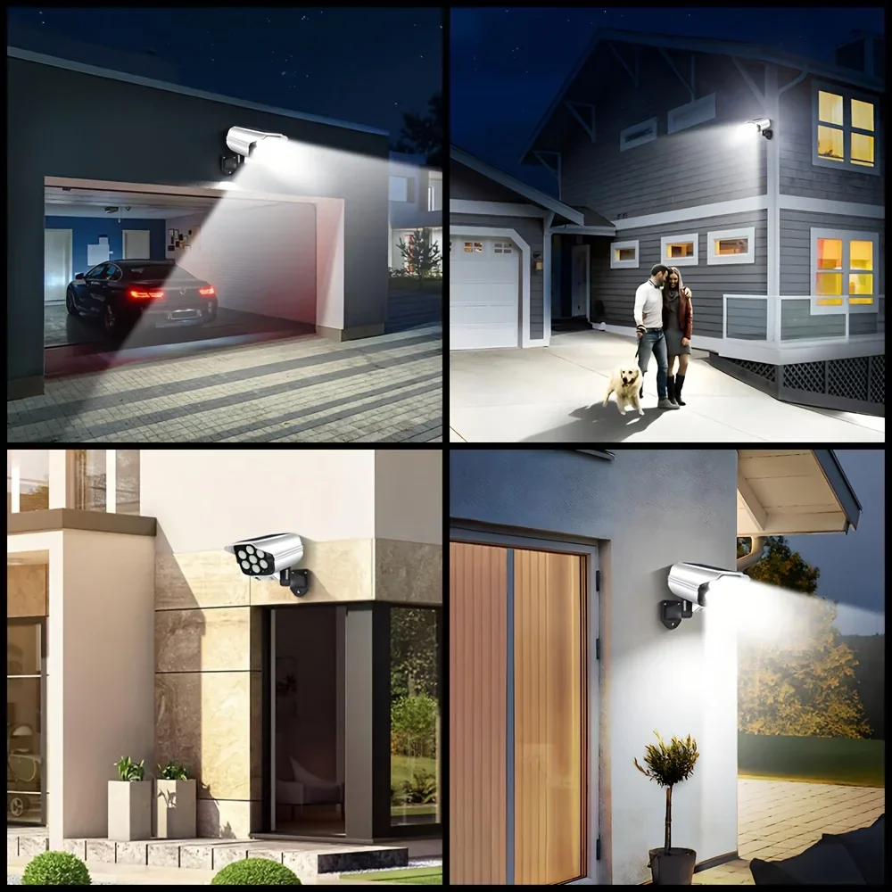 2000LM Solar Motion Sensor Outdoor LED Security Floodlight Wireless 77LED Light - Image 3