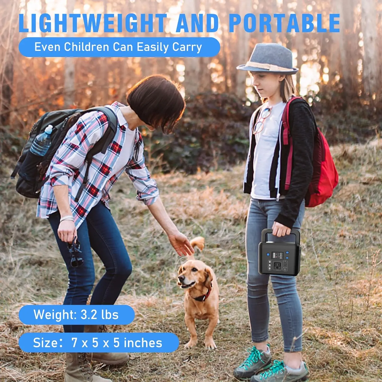 200W Portable Power Station 120Wh Backup Lithium Battery AC DC USB Outdoor Camping - Image 4
