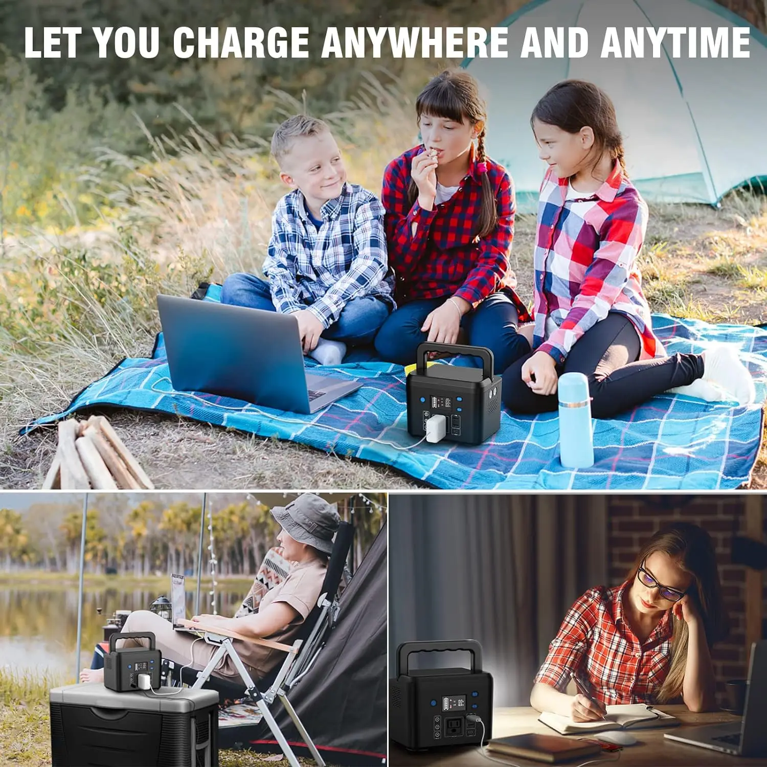 200W Portable Power Station 120Wh Backup Lithium Battery AC DC USB Outdoor Camping - Image 5