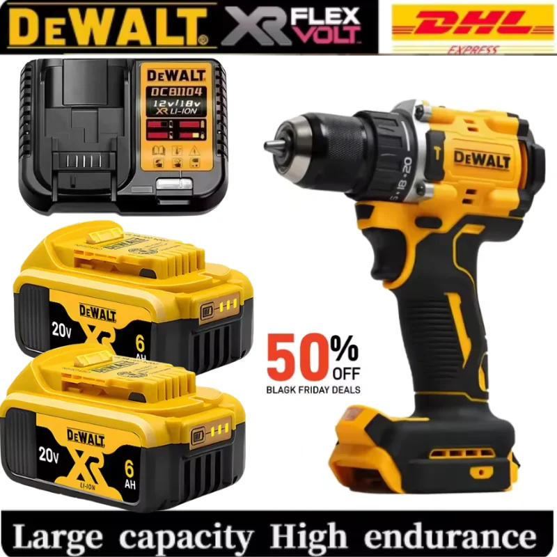 20V Brushless Cordless Impact Drill Electric Screwdriver Multi Function Tool - Image 2