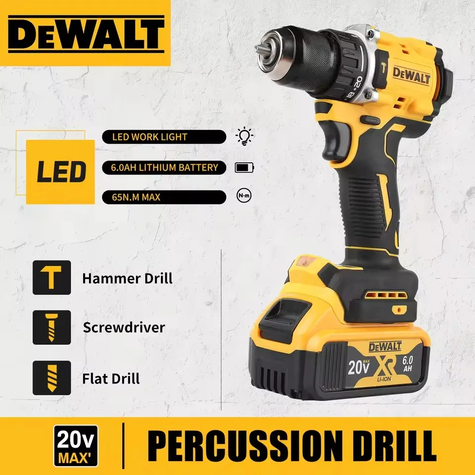 20V Brushless Cordless Impact Drill Electric Screwdriver Multi Function Tool - Image 5