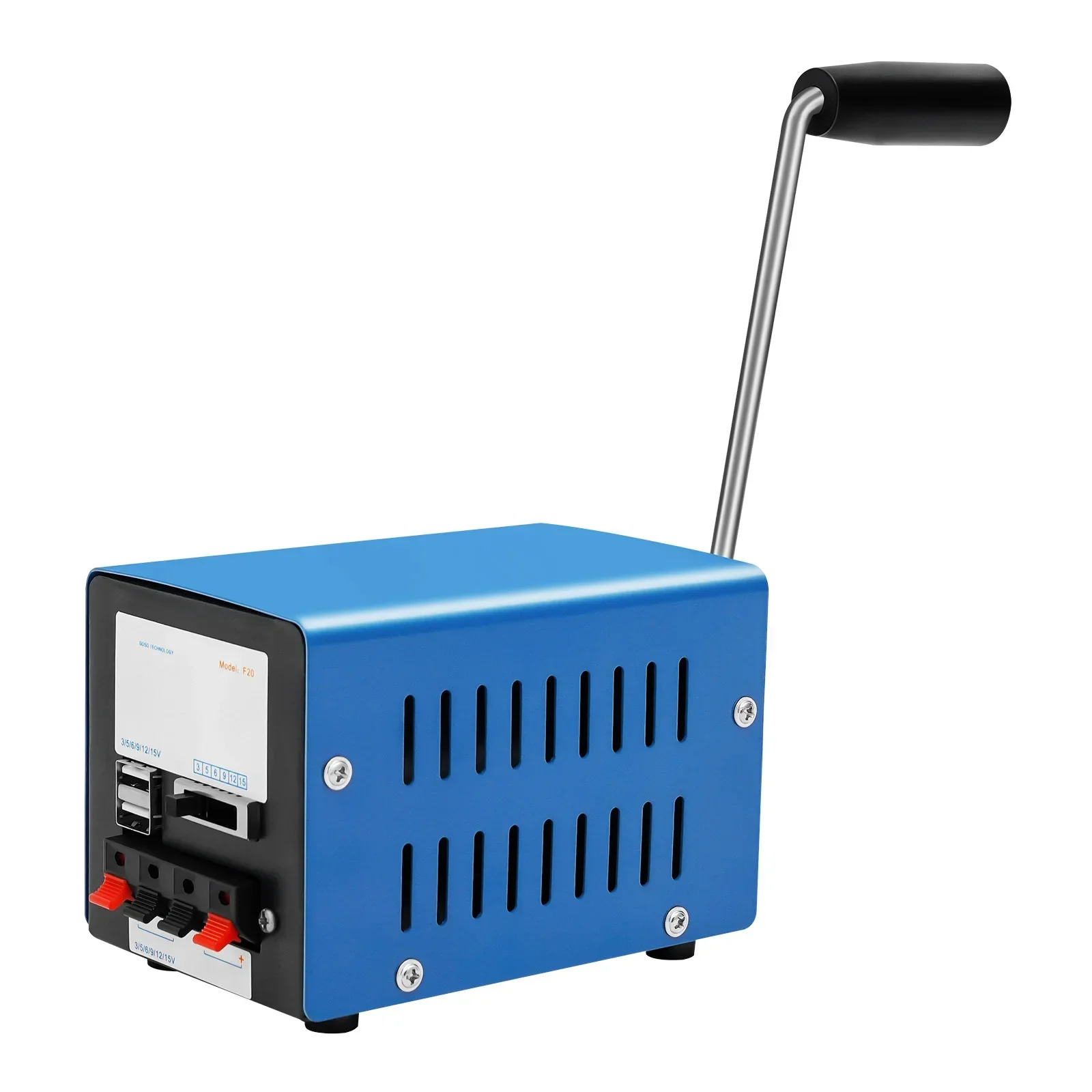 20W Hand Crank Generator Portable USB Emergency Charger for Travel Camping Survival - Image 7