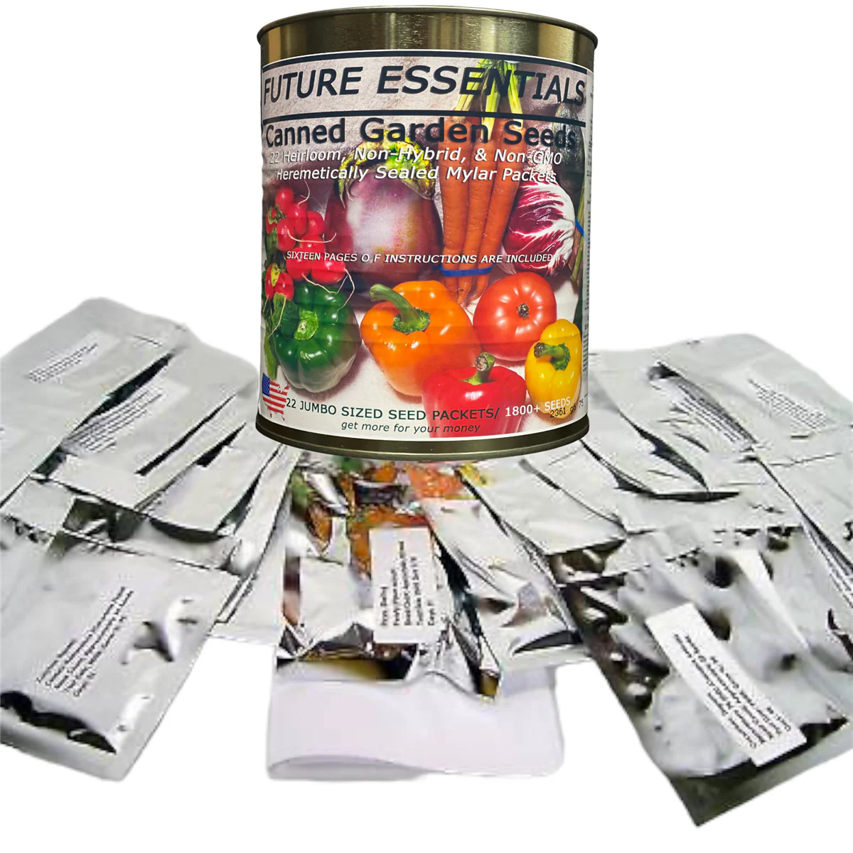 22 Different Heirloom/Non-GMO Canned Vegetable / Garden Seeds for Long Term Storage - Image 4