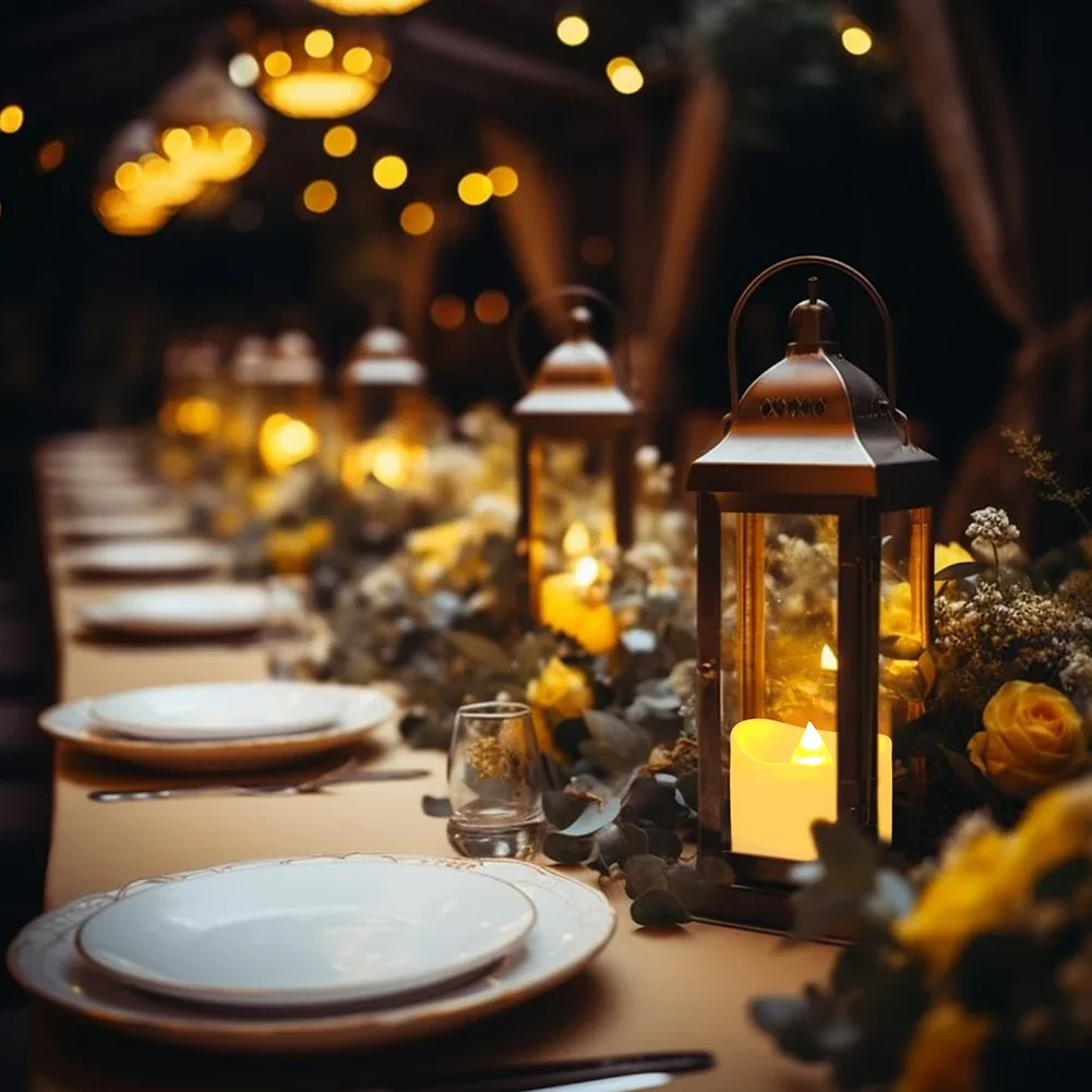 24/48Pcs Flameless LED Candles – Remote Battery-Operated Tea Lights for Decor - Image 3