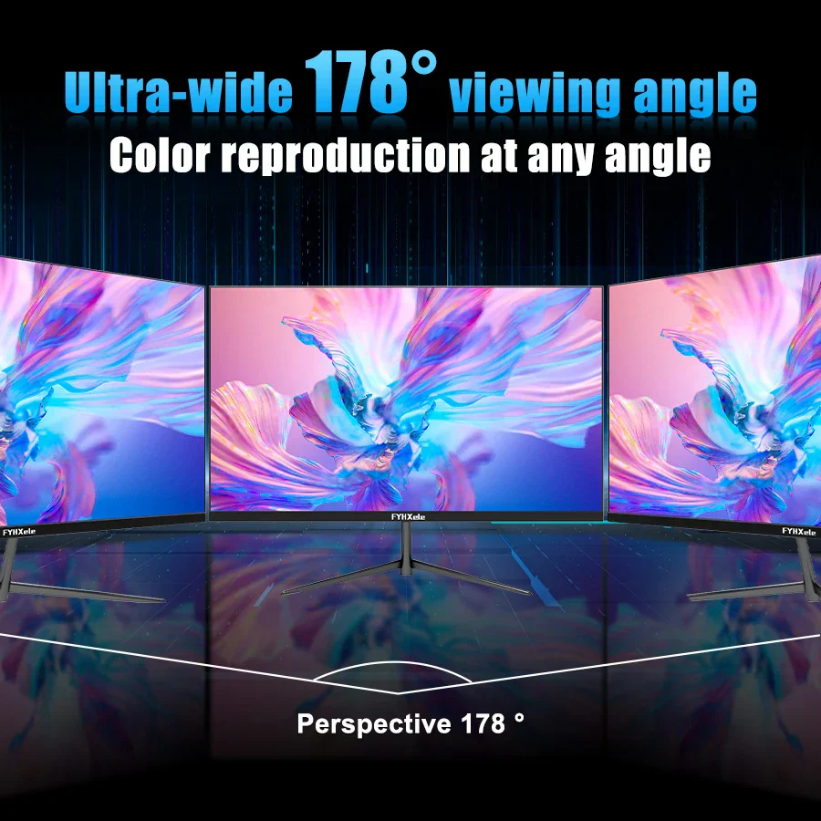 24" Gaming Monitor FYHXele 1080P 100Hz 2ms Eye Care LCD HDR G-Sync VESA Display - Image 6