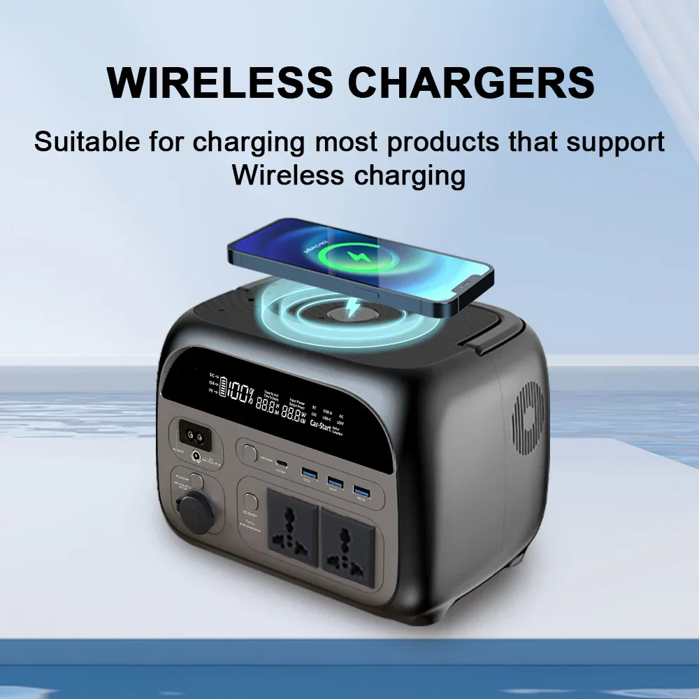 2400W Portable Power Station 1024Wh LiFePO4 Battery Solar Generator Emergency Use - Image 4