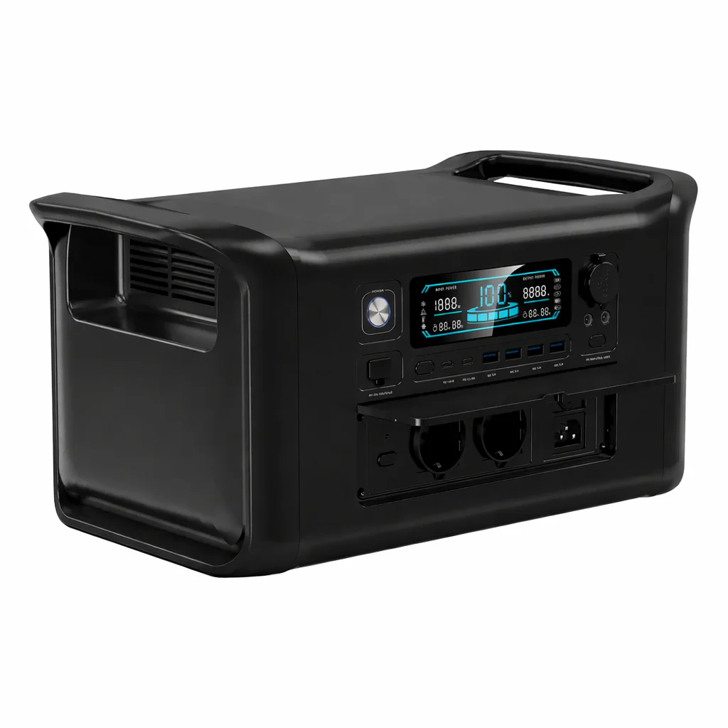2400W Portable Power Station 1024Wh LiFePO4 Battery Solar Generator Emergency Use - Image 9
