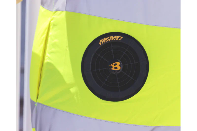 24V Battery-Powered Fan-Cooled Safety Vest Hi-Vis Complete Cooling System - Image 4