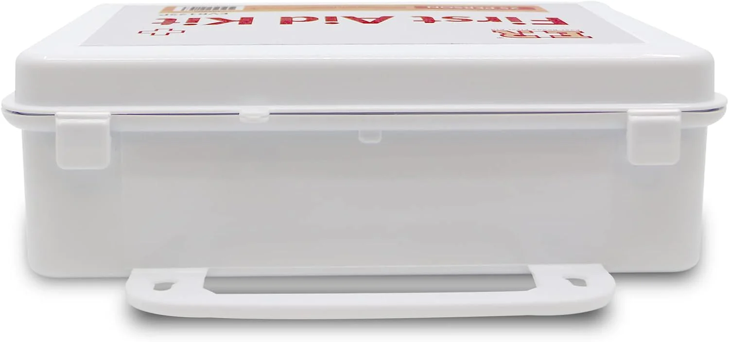 107 Piece, 25 Person First Aid Kit with Plastic Case, OSHA Compliant - Image 3