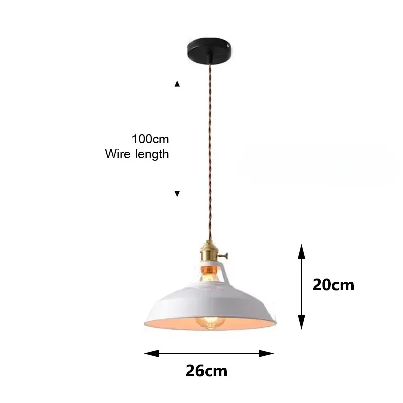 26cm LED Pendant Light 7-Color Dimmable Ceiling Lamp Scandinavian Wood Decor - Image 11