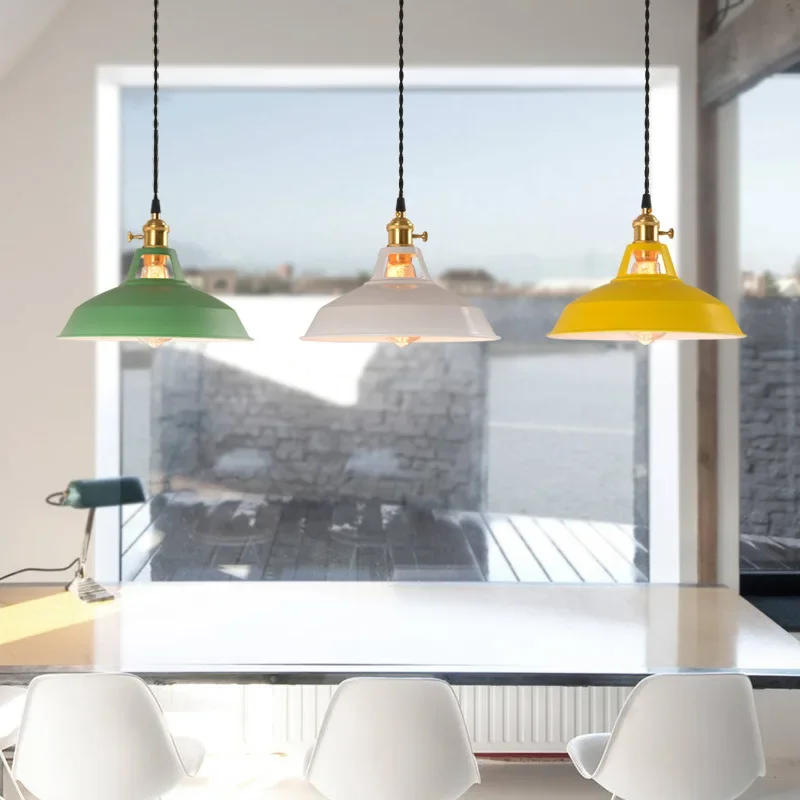 26cm LED Pendant Light 7-Color Dimmable Ceiling Lamp Scandinavian Wood Decor - Image 3