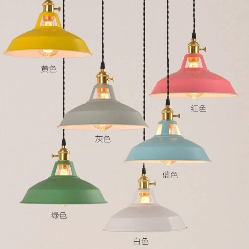26cm LED Pendant Light 7-Color Dimmable Ceiling Lamp Scandinavian Wood Decor - Image 5