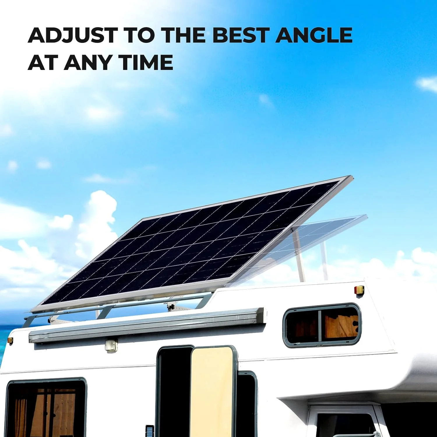 28 in Adjustable Solar Panel Tilt Mount Brackets (SC) - Image 4