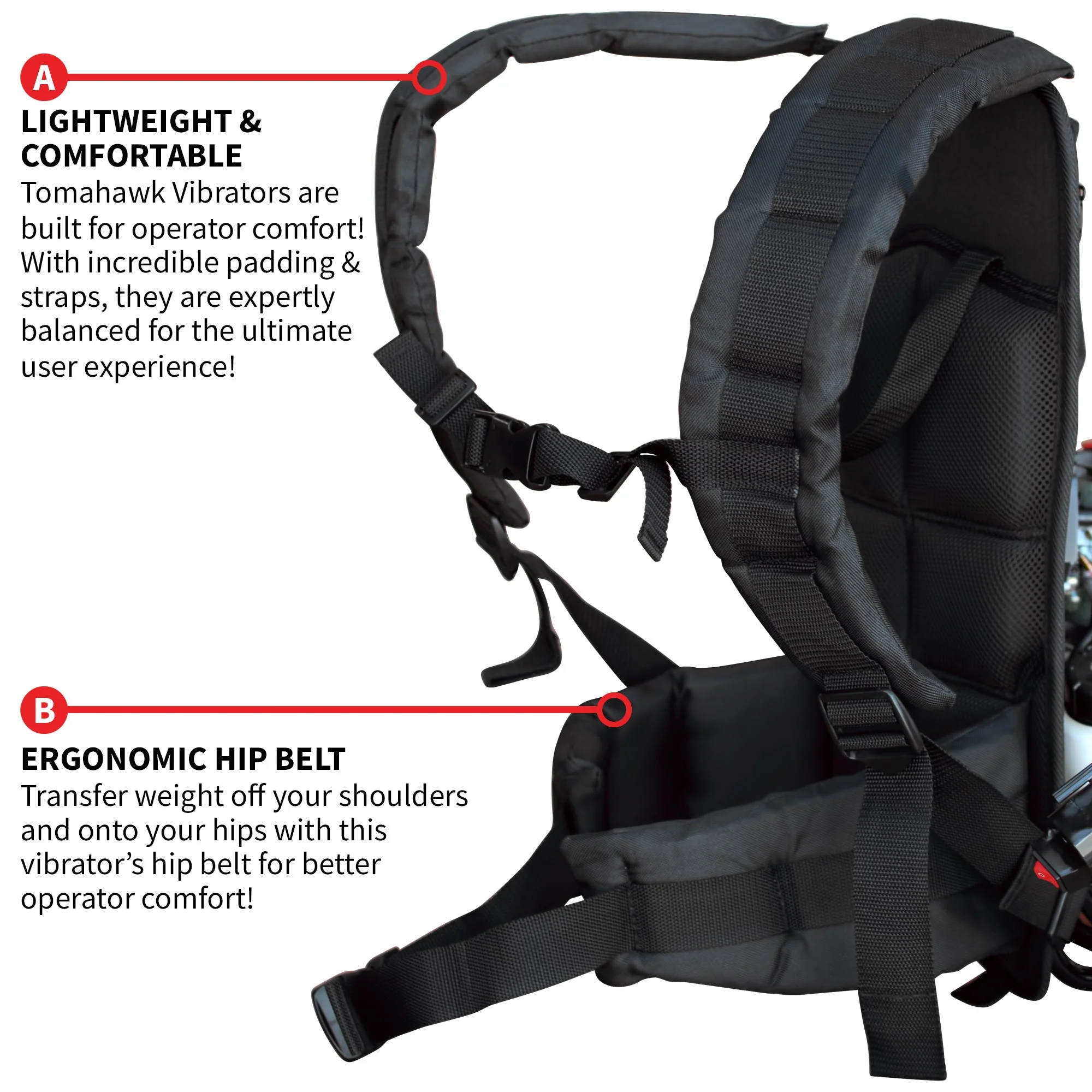 2HP Honda Concrete Vibrator with Flex Shaft Cable Whip Backpack - Image 8