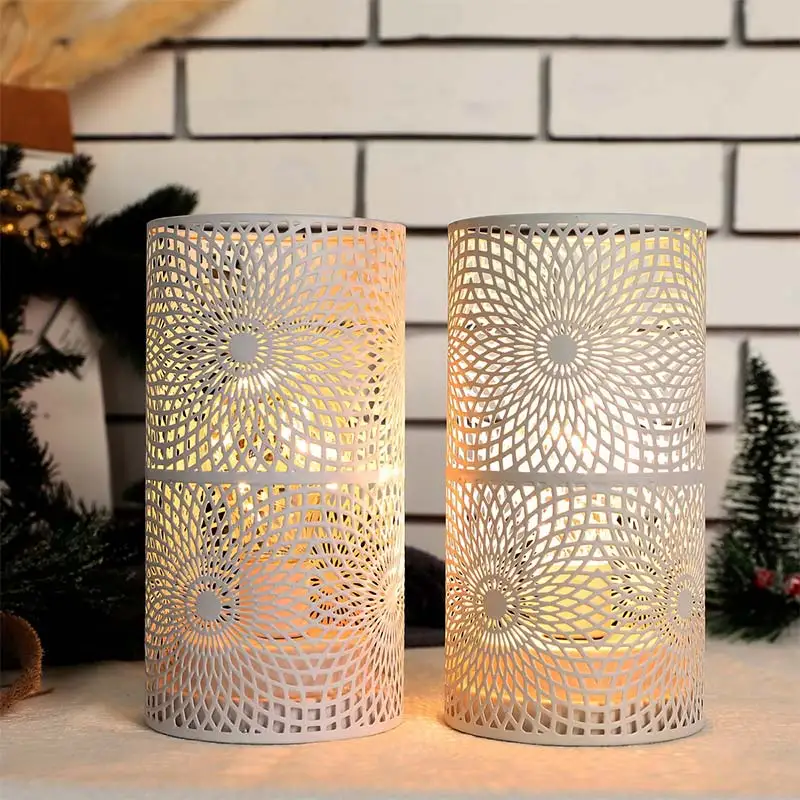 2Pcs Battery LED Table Lamps – Modern Cylinder Cordless Lights for Home & Wedding - Image 10