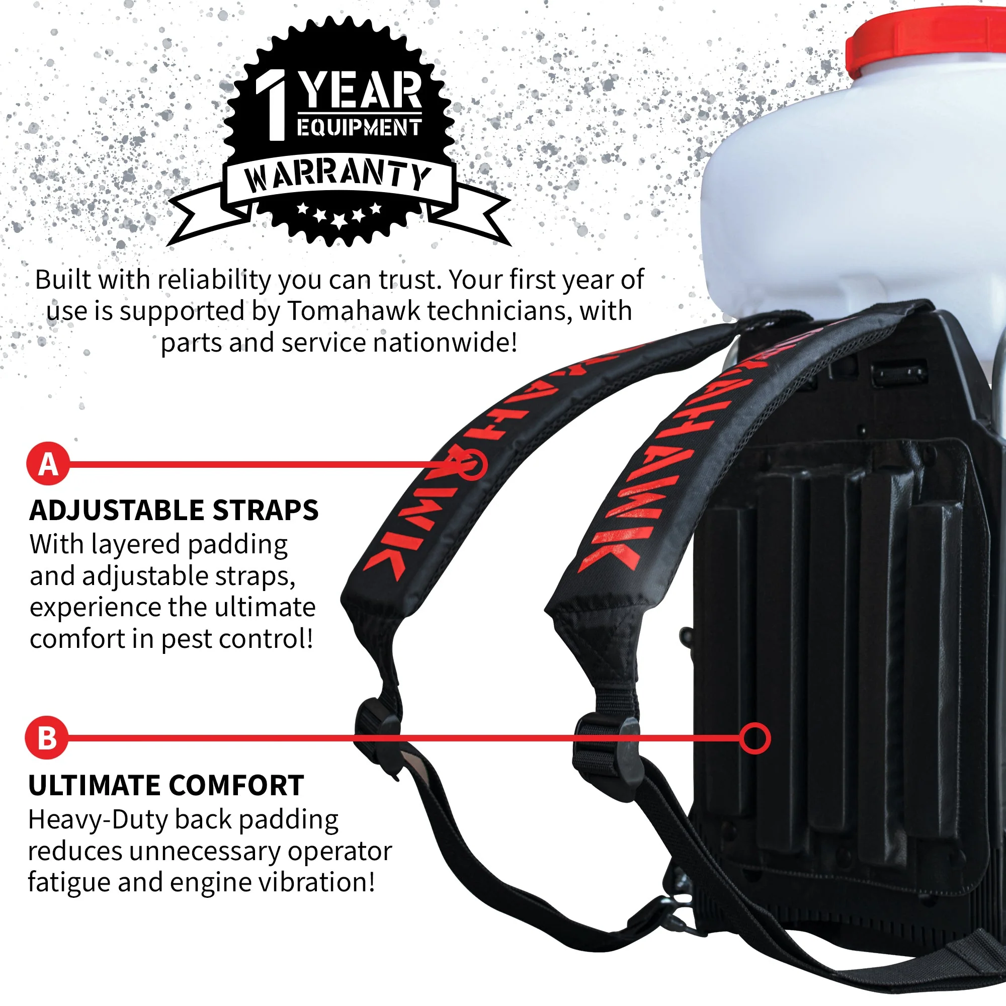 3.7 Gal Backpack Mosquito Fogger Leaf Blower for Pest Control - Image 7