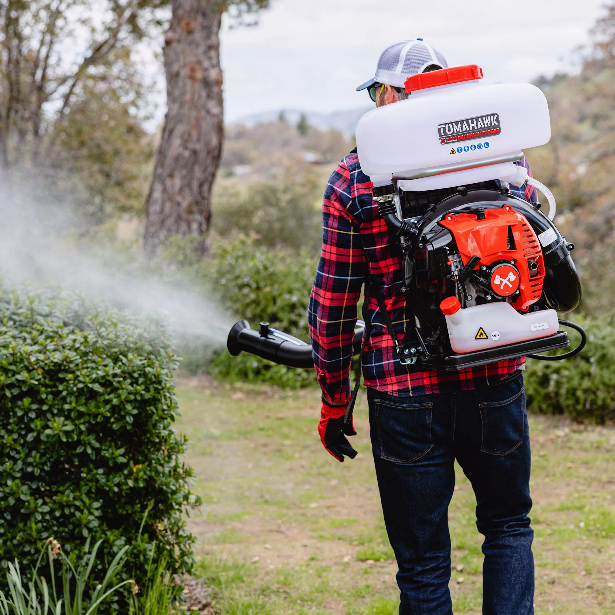 3.7 Gal Turbo Boosted Backpack Mosquito Fogger Leaf Blower for Pest Control - Image 12