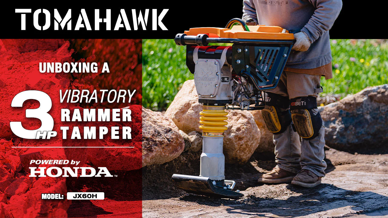 3 HP Honda Vibratory Rammer Tamper with Honda GX100 Engine 3350 lbs/ft - Image 5