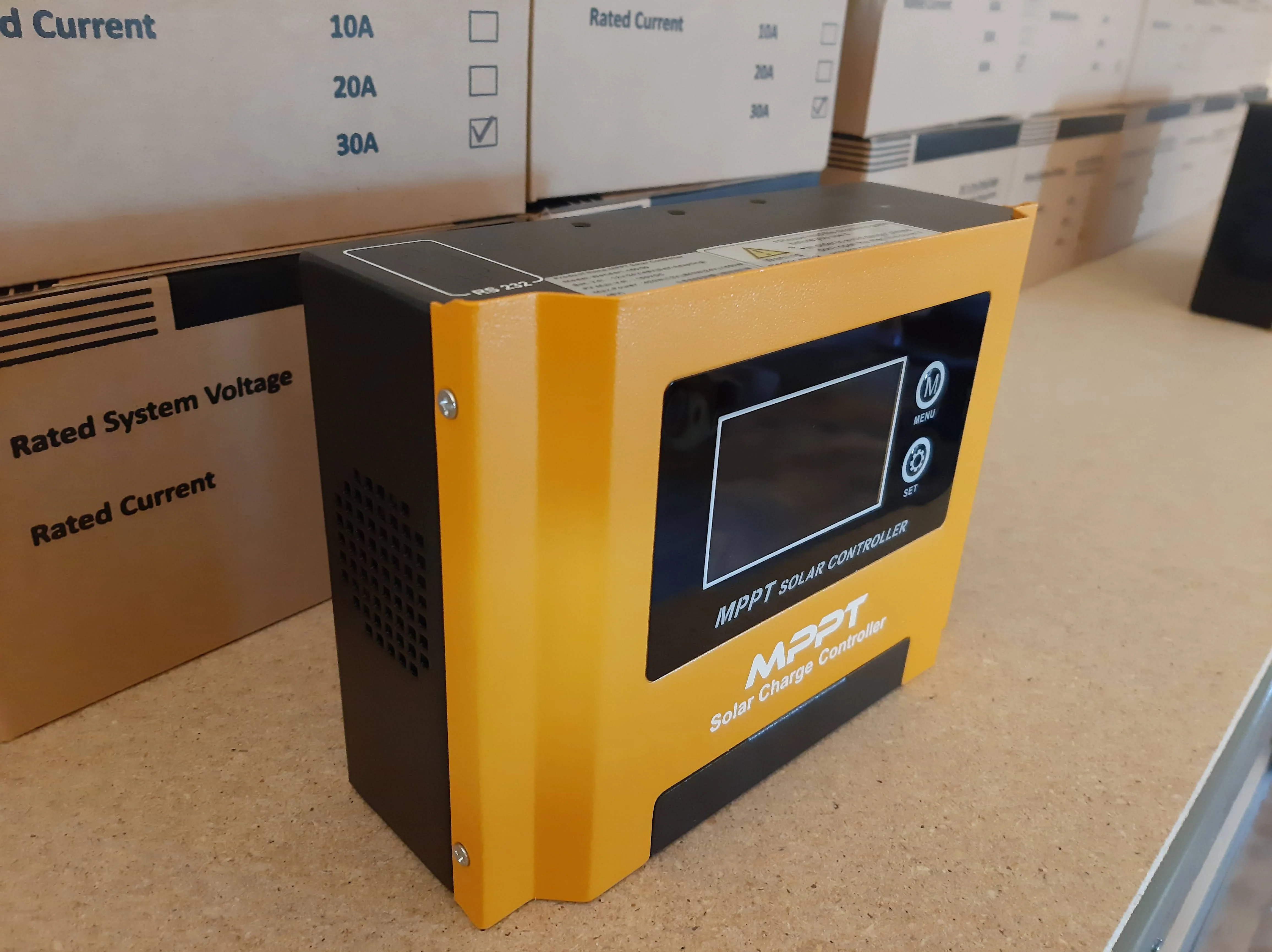 30 Amp MPPT Solar Charge Controller with LCD Display - Image 3