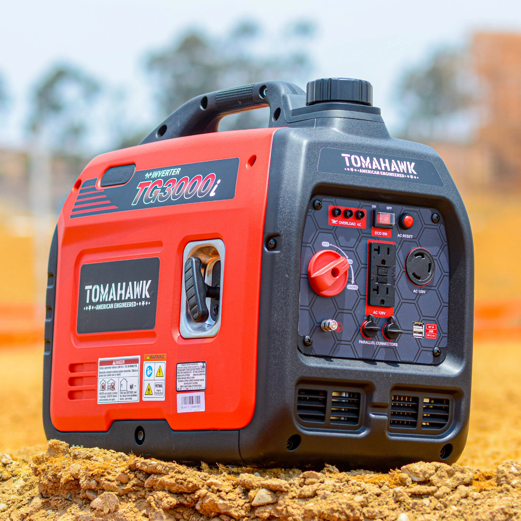 3000 Watt Inverter Generator Super Quiet Portable Gas Power Professional Use - Image 12