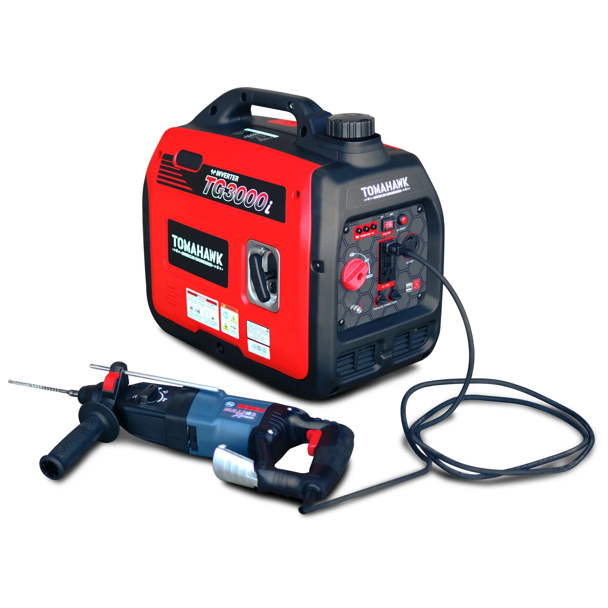 3000 Watt Inverter Generator Super Quiet Portable Gas Power Professional Use - Camo Special Edition - Image 15