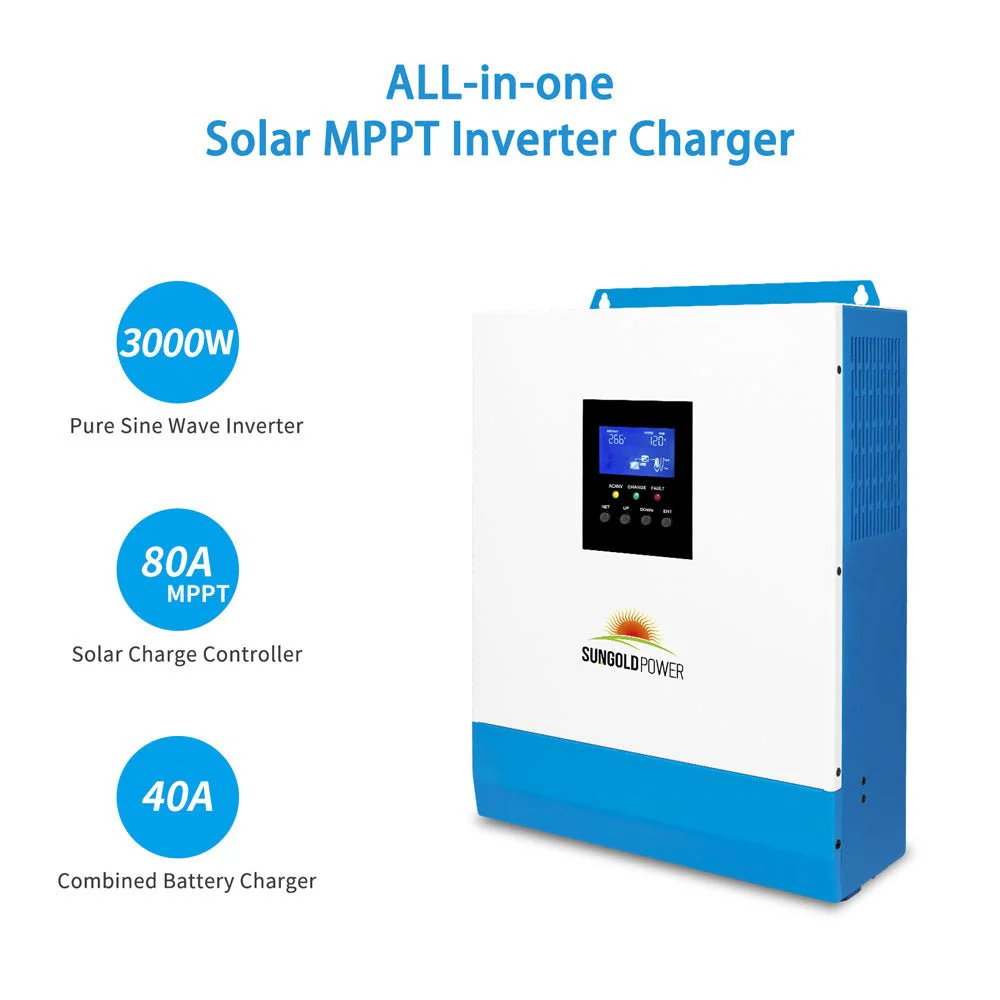 3000W 24V Solar Inverter Charger - Image 2
