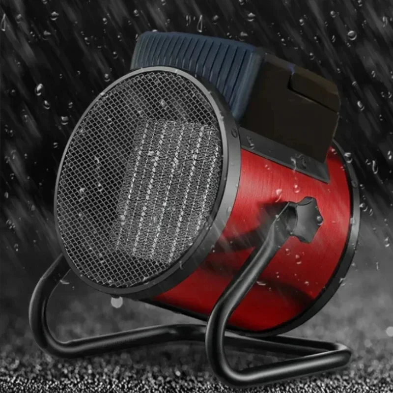 3000W Portable Electric Space Heater with Thermostat Fan & Tip-Over Safety Heat - Image 7